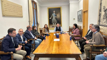 Reunión de la directiva de la Comunidad de Regantes de Lorca con autoridades de Malta