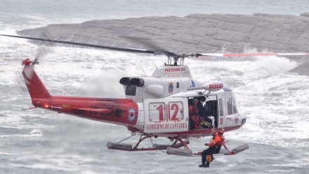 Imagen de archivo del helicóptero del 112 Cantabria.