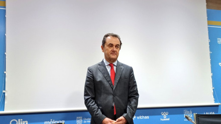 José María Muñoz durante su última rueda de prensa