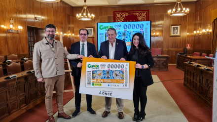 Presentación del cupón de la ONCE en Zamora