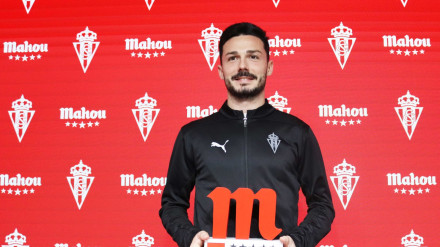 Jesús Bernal, MVP del mes de diciembre en el Sporting