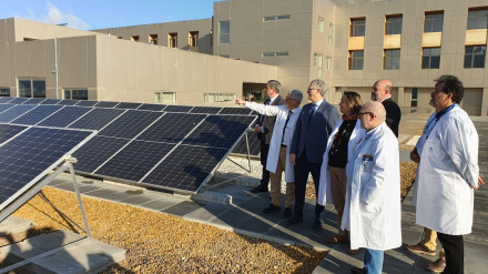 Placas fotovoltaicas Hospital Santa Lucía