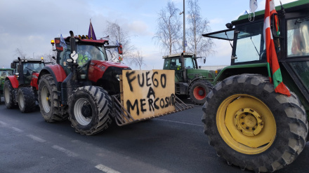 Tractorada contra el acuerdo comercial con Mercosur