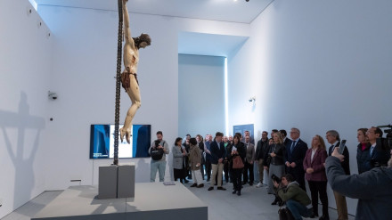 Finaliza la restauración del Cristo de la Misericordia de la Cofradía del Silencio tras cinco meses de trabajos