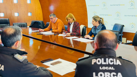 Reunión de la unidad de control del padrón de Lorca