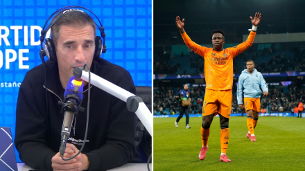 Joseba Larrañaga y Vinicius Júnior