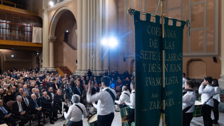 Imagen del acto celebrado en la Sala de la Corona del Pignatelli.