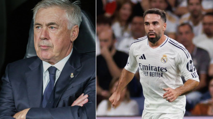 Ancelotti y Carvajal