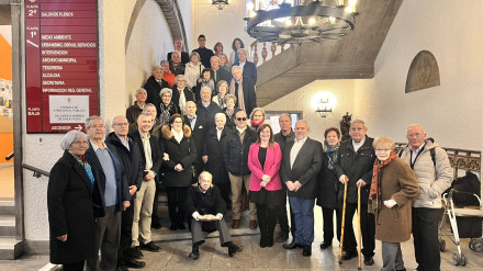 Los matrimonios que cumplen 50 años de casados han sido homenajeados en Jaca