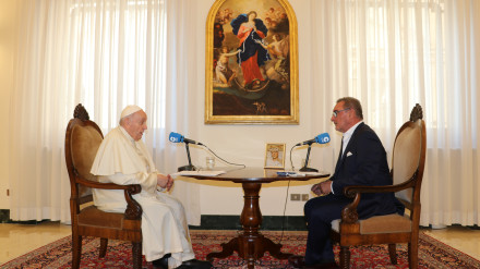Carlos Herrera entrevista al Papa Francisco en el Vaticano