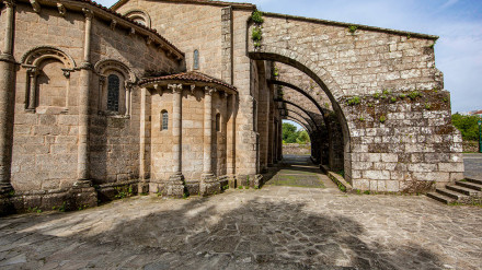 Colegiata de Sar en Santiago de Compostela