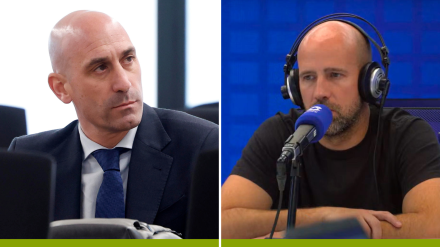 Luis Rubiales y Gonzalo Miró