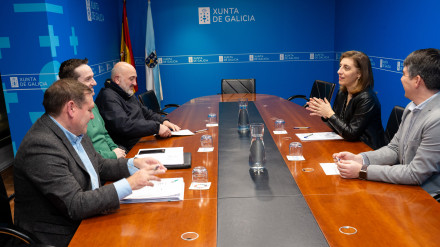 Reunión de alcaldes con la conselleira de Medio Ambiente, Ángeles Vázquez