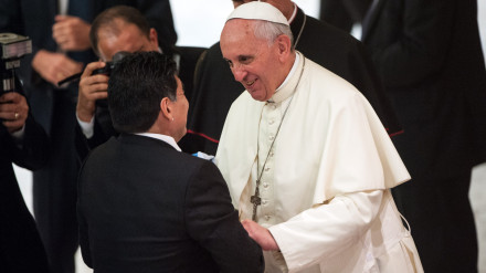Maradona con el Papa