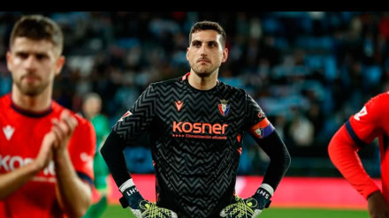 Sergio Herrera, tras el encuentro ante el Celta