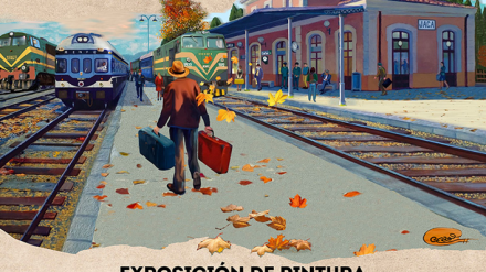 La Ciudadela de Jaca acoge una exposición que mira al tren como algo más que un medio de transporte