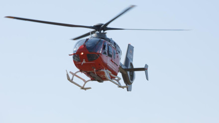 Helicóptero de emergencias de Navarra.