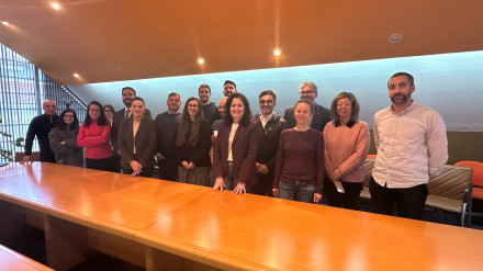 Una de las reuniones del proyecto en el Campus Industrial de Ferrol