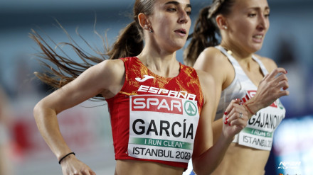 Daniel García en un Europeo