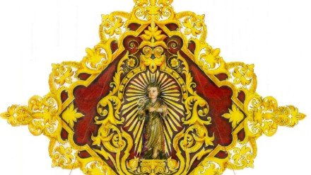 Guion de la Juventud Cofradía Lanzada