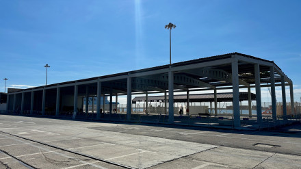 Naves de Ribera II en cuya cubierta se instalará la planta fotovoltaica