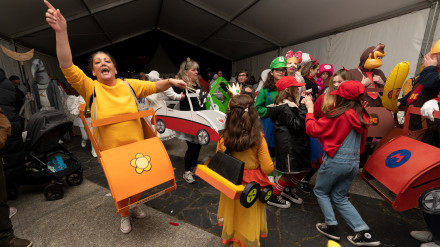 Foto de archivo de una edición pasada del Carnaval de San Sadurniño