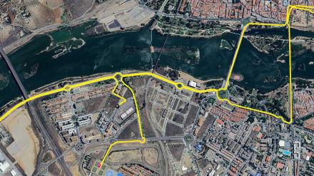 Recorrido Mérida Vuelta Ciclista Femenina