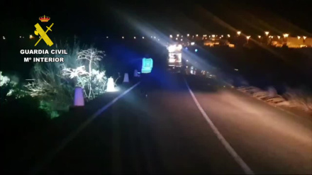 Agentes de la Guardia Civil en el operativo de búsqueda del desaparecido en Lorca