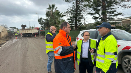 Operativo de limpieza de la carretera D-21 en Ramonete