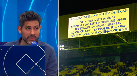 Heri Frade, conductor de Tiempo de Juego, el día del Villarreal-Espanyol