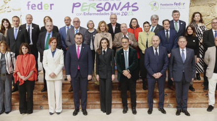 La reina Letizia participa en un acto organizado por la Federación Española de Enfermedades Raras en Oviedo