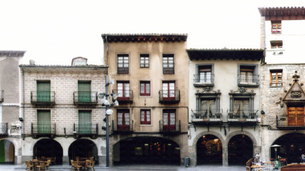Edificios en la plaza de San Pedro