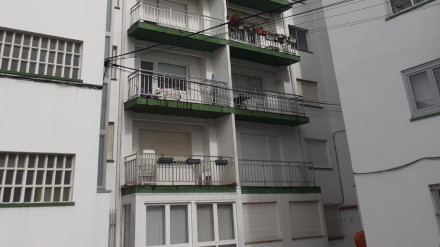 Parte trasera del edificio en donde fue localizada la mujer muerta