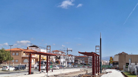 Obras de la Prolongación Sur del Metro de Granada