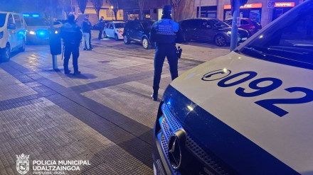 Detenido en Pamplona por realizar amenazas graves a otra persona en un local del barrio de San Juan