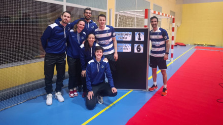 Jugadores del Recreativo IES La Orden tras la novena jornada de liga