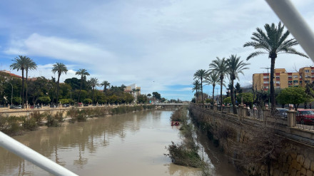Dispositivo de búsqueda en el río Segura
