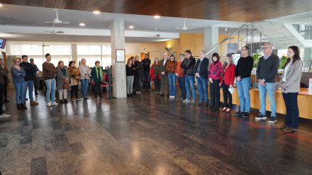 Minuto de silencio con motivo del Día Europeo en Memoria de las Víctimas del Terrorismo