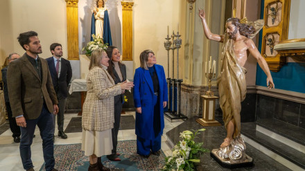 Imagen del acto de la restauración del Titular