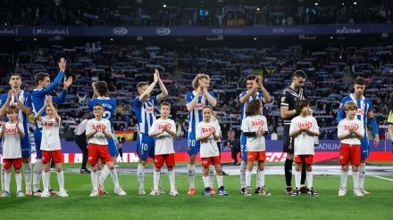 El RCE Espanyol el pasado lunes ante el Girona