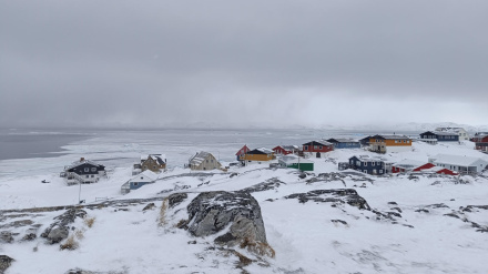 Vistas de Nuuk, capital de Groenlandia, donde abundan las tierras raras