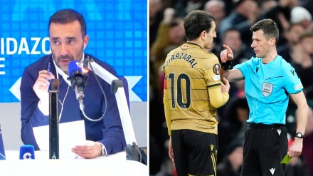 Juanma Castaño denunció el arbitraje de Benoît Bastien en el Manchester United-Real Sociedad