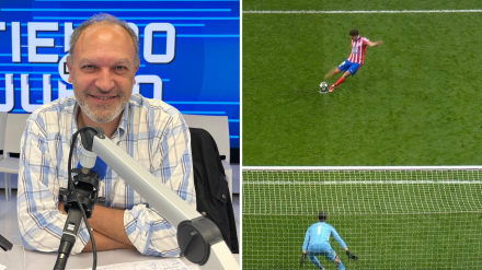 Pedro Martín y el polémico penalti de Julián Álvarez