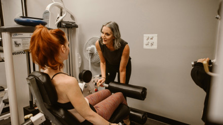 Mujeres haciendo deporte