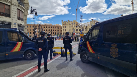 Policía Nacional, en Fallas