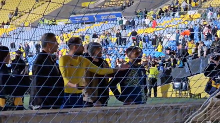tensión entre los jugadores de Las Palmas y aficionados