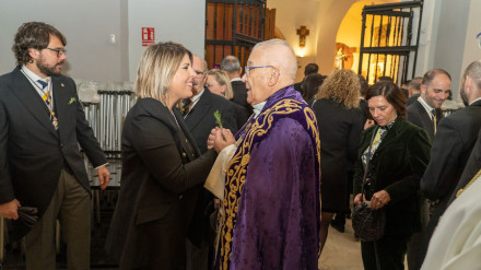 La alcaldesa junto a Francisco Montesinos