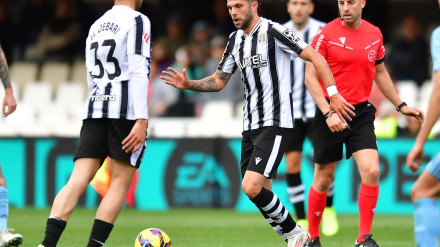 Sergio Guerrero, en el encuentro ante el Burgos