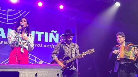 Un momento de O Talentiño en su primera edición, en el año 2023