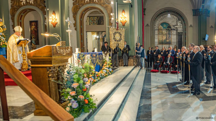 Un momento del Resurrexit en la Iglesia de Santa María